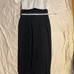 Liz Claiborne Black and White Maxi Dress
